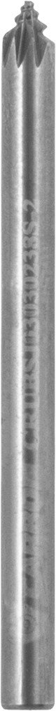 Carbon CRUBSJ03030238S-2 Борфреза твердосплавная коническая 60°, тип J, 2 мм, двойная насечка, хвостовик 6 мм, в боксе CRUBSJ03030238S-2