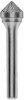 Carbon CRUBSK06251261-2 Борфреза твердосплавная коническая 90°, тип K, 25 мм, двойная насечка, хвостовик 6 мм, в боксе CRUBSK06251261-2