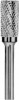 Carbon CRUBSA03051351-2 Борфреза твердосплавная цилиндрическая, тип А, 5 мм, двойная насечка, хвостовик 3 мм, в боксе CRUBSA03051351-2